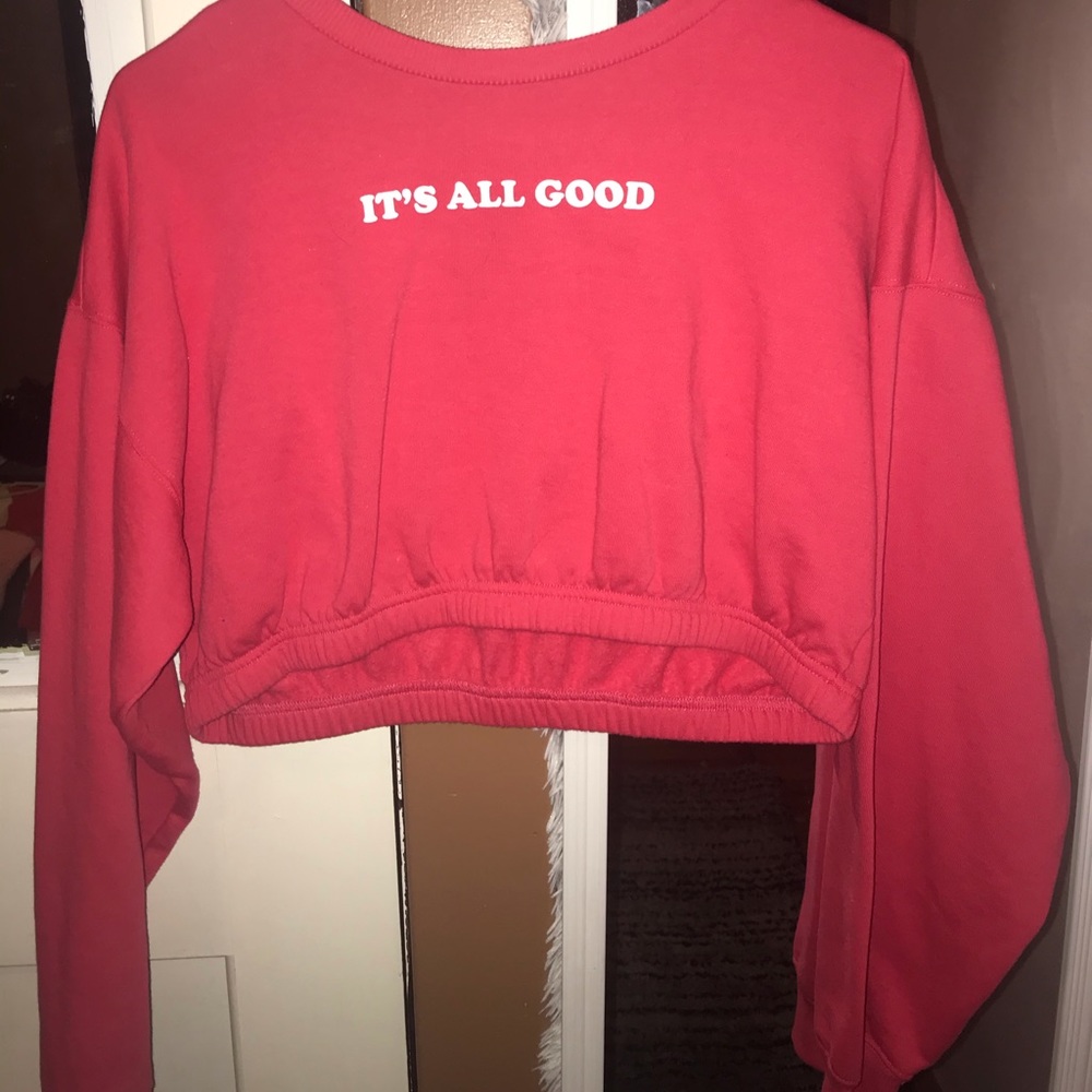 Crop top sweater